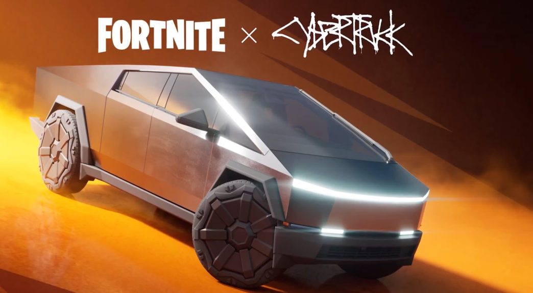 Cybertruck Fortnite Rocket League