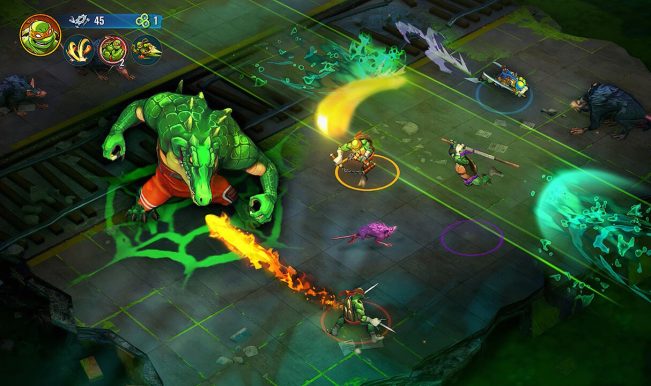 Jogo roguelike das Tartarugas Ninja