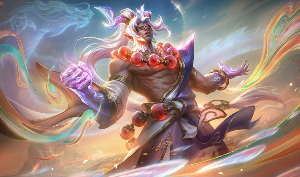 Lee Sin Escamas Celestiais - skin em promoção no League of Legends