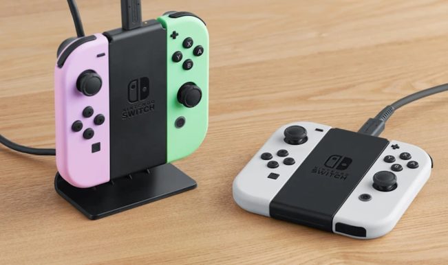 Nintendo Switch 2 - acessório para carregar Joy-Con (capa)