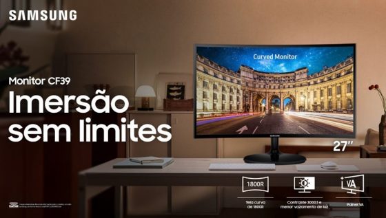 Monitor Curvo CF39 - Samsung (2)