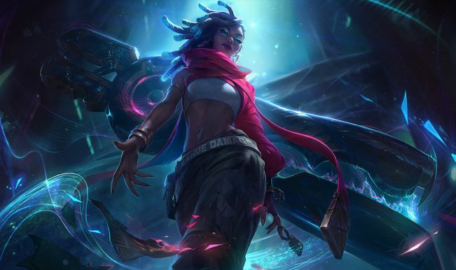 Senna True Damage - skin em promoção no League of Legends