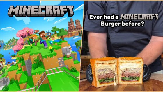 Hambúrguer Minecraft