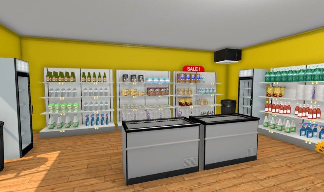 Supermarket Simulator - um dos simuladores de destaque de 2024