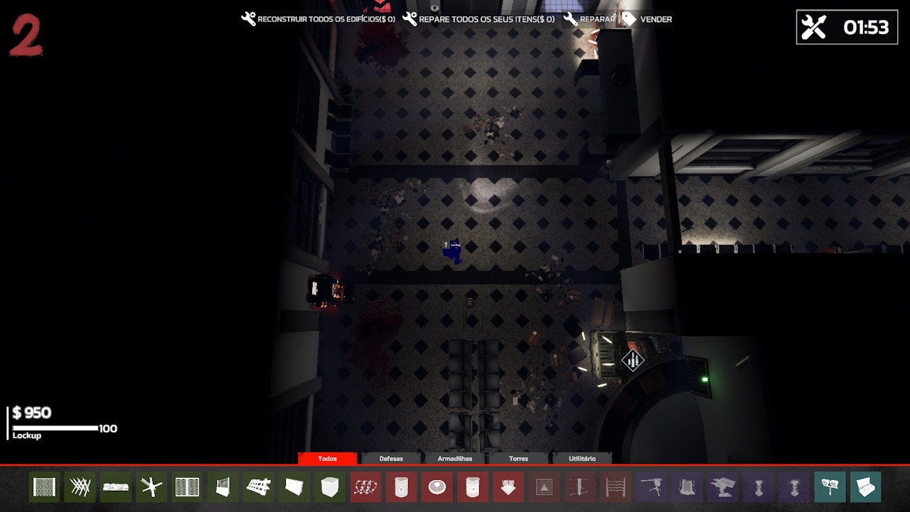 Ultimate Zombie Defense 2 - construção de defesas