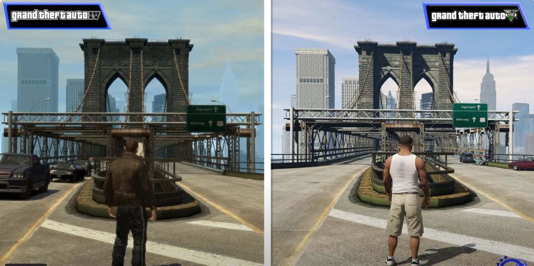 GTA 4 vs GTA 5