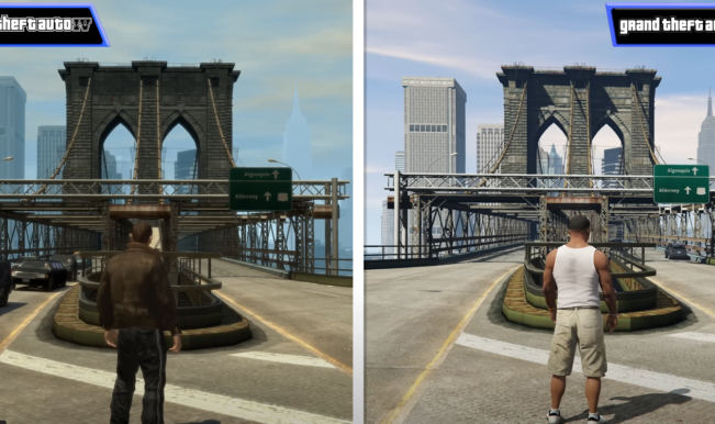 GTA 4 vs GTA 5