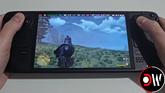 Steam Deck - geração de quadros no Hogwarts Legacy