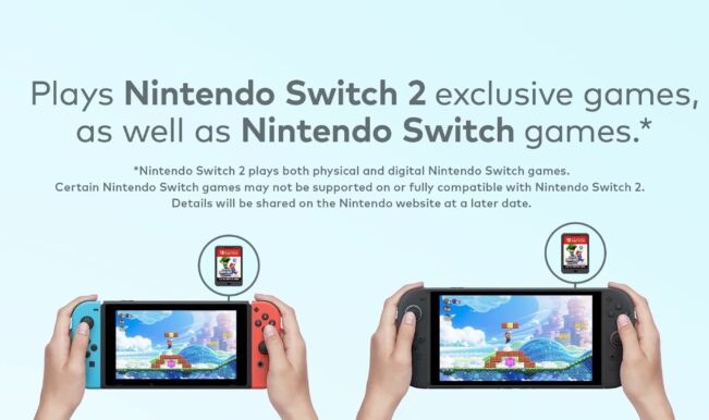 Nintendo Switch 2 retrocompatibilidade