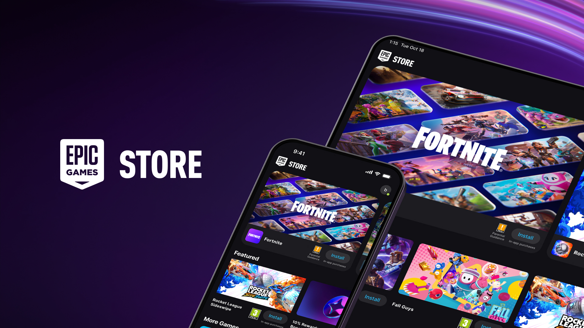 Epic Games Store no iOS