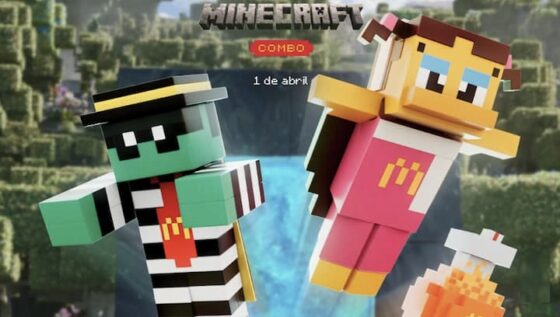 Minecraft no McDonald's