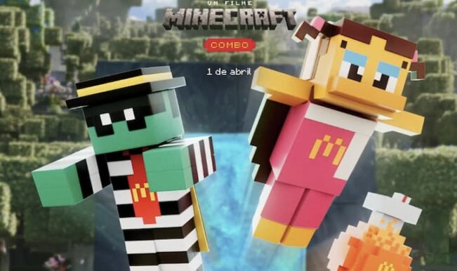Minecraft no McDonald's