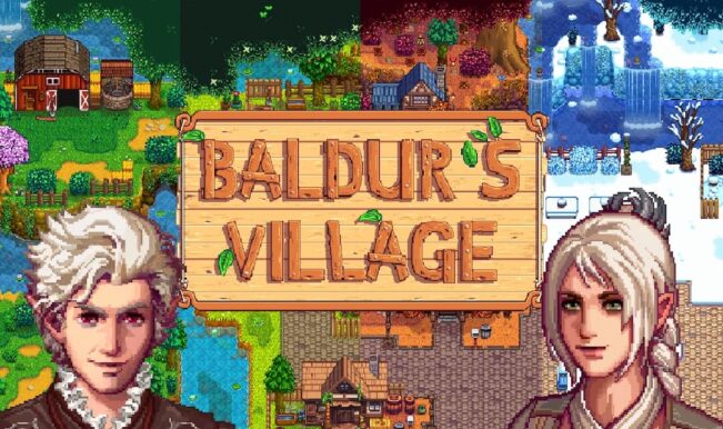 Stardew Valley mod Baldur's Gate 3 Astarion