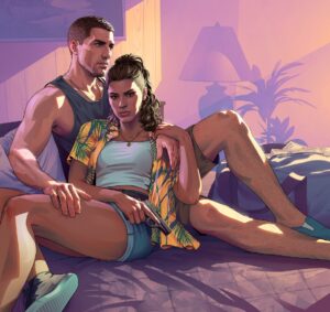 Jason e Lucia ilustração GTA 6