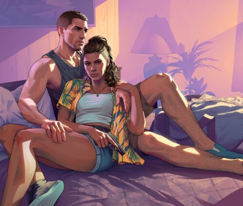 Jason e Lucia ilustração GTA 6