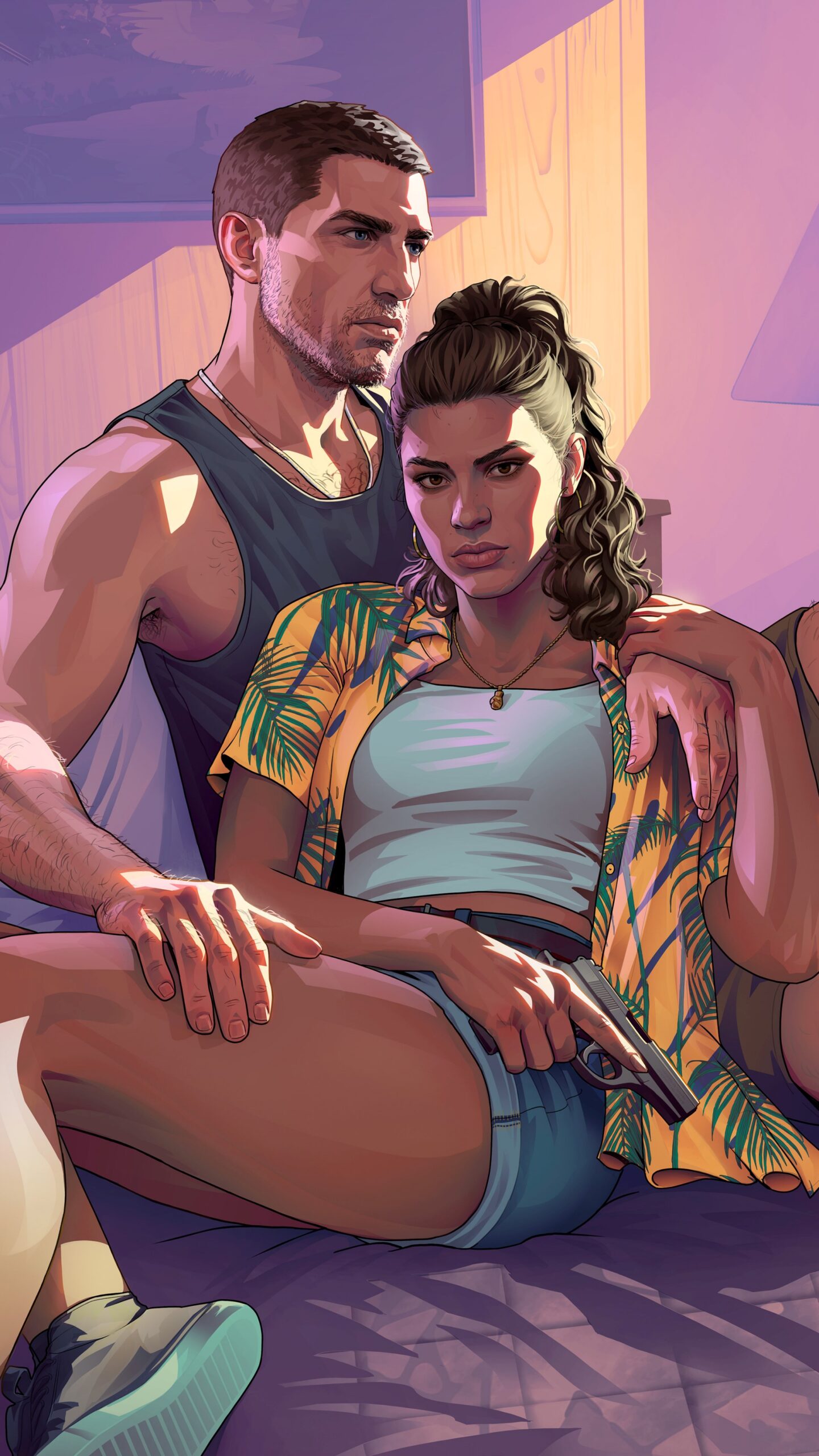 Jason e Lucia ilustração GTA 6
