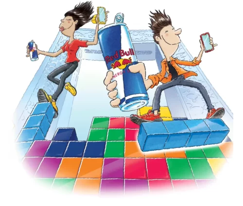 Red Bull Tetris