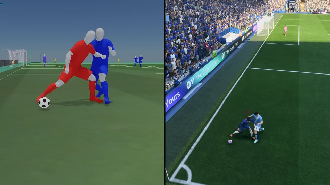 EA SPORTS FC 26 - jogador protege a bola