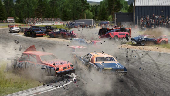 Wreckfest - um dos jogos de corrida em promoção na Steam