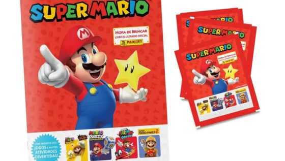 Super Mario figurinhas Panini