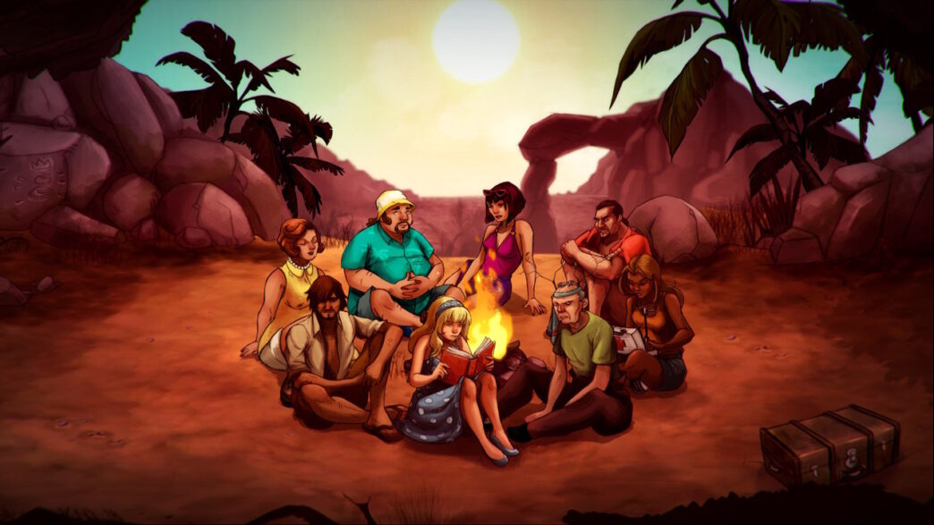 Dead in Bermuda - jogo de gerenciamento de graça na Steam