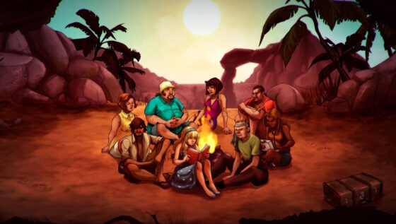 Dead in Bermuda - jogo de gerenciamento de graça na Steam