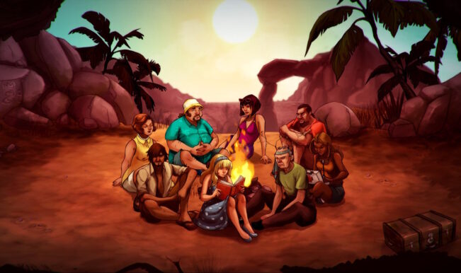 Dead in Bermuda - jogo de gerenciamento de graça na Steam