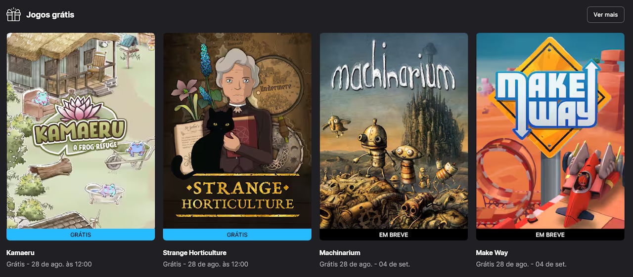 epic games Epic Games Store - próximo jogo grátis