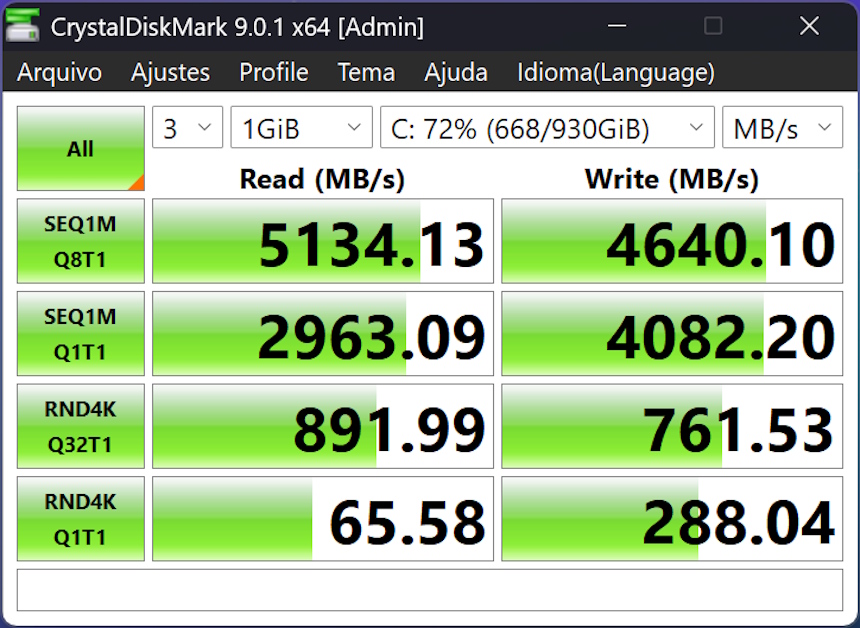 Alienware Aurora Alienware Aurora - CrystalDiskMark