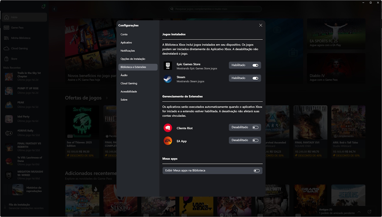 Aplicativo do Xbox com jogos de outras lojas (2)
