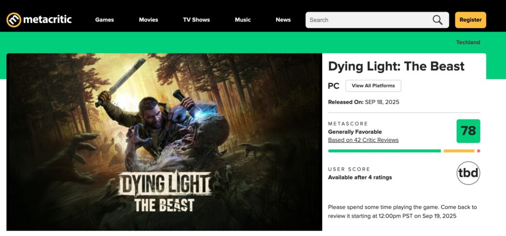 Dying Light The Beast