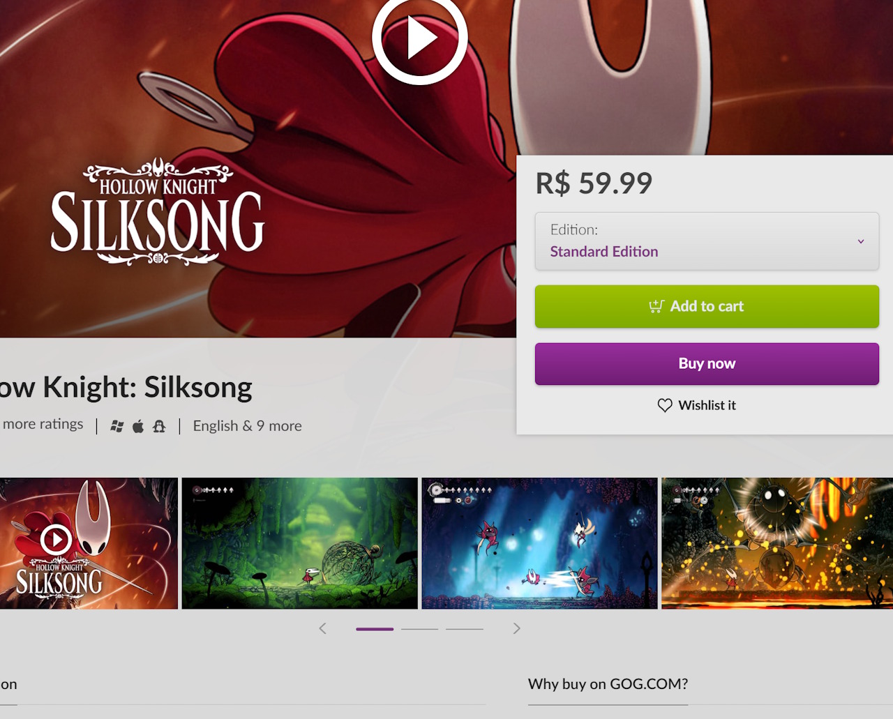 GOG - Hollow Knight Silksong