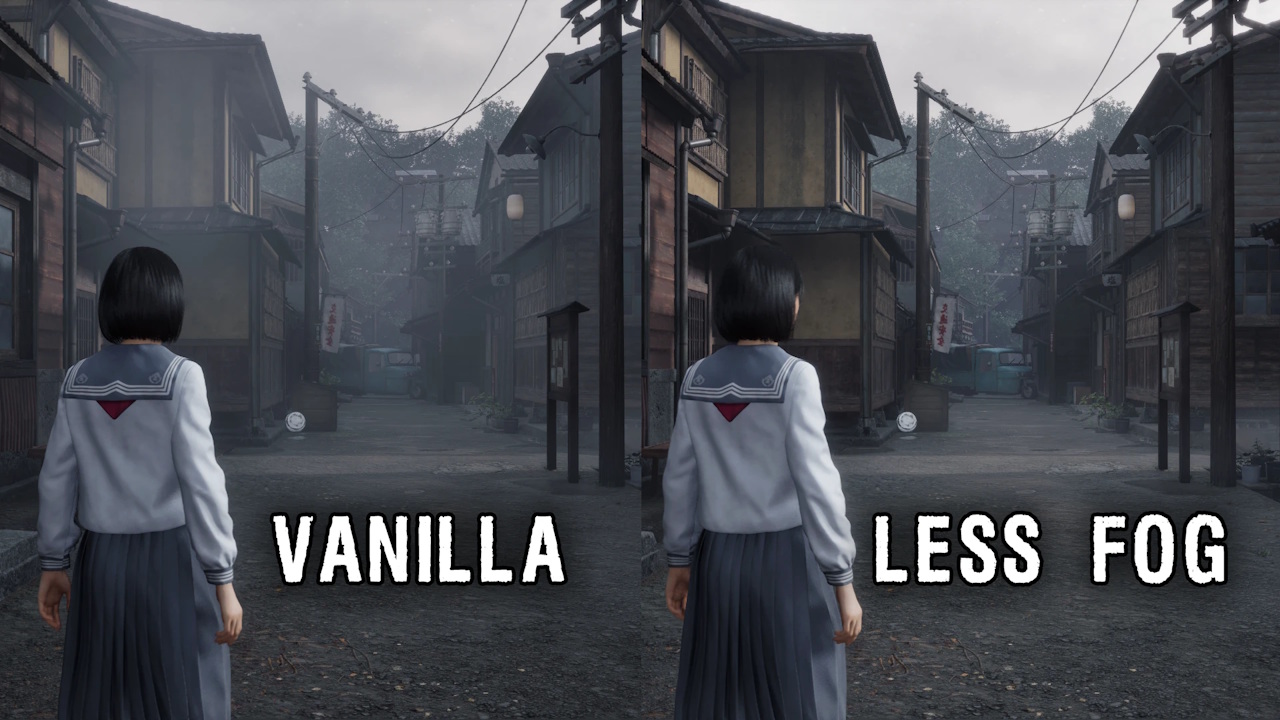 Silent Hill f Silent Hill f com pouca névoa