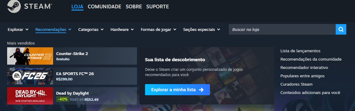 Steam com nova interface (2)