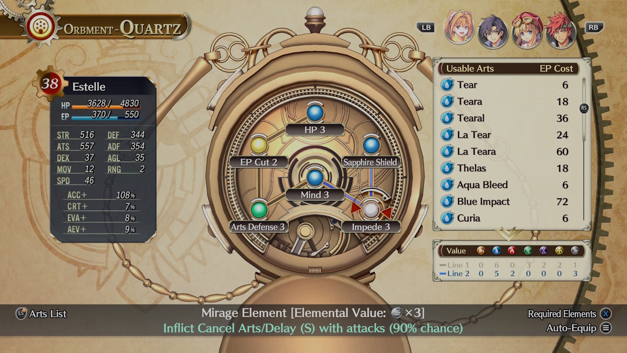 Trails in the Sky 1st Chapter - Orbment Quartz