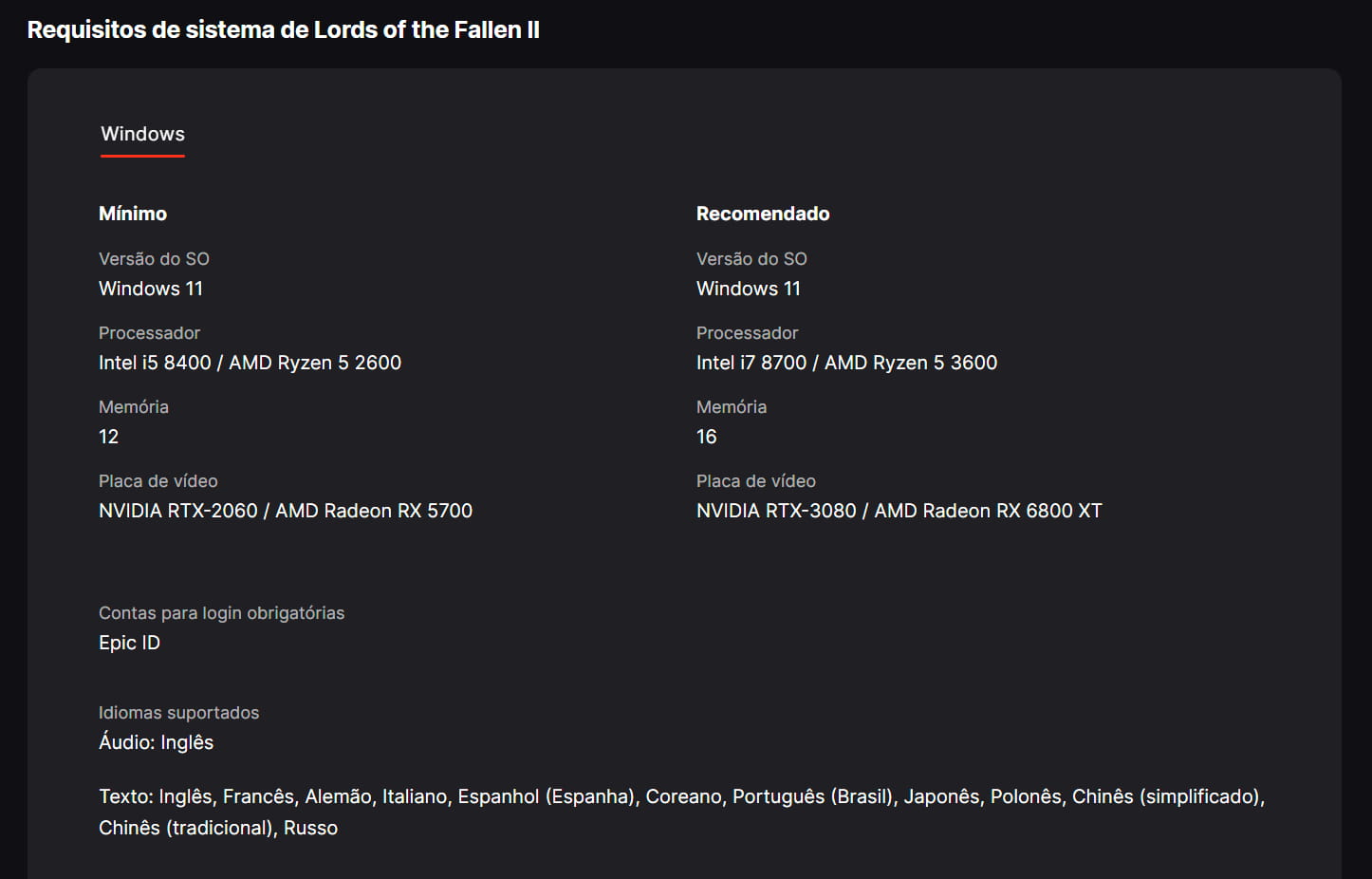 Lords of the Fallen 2