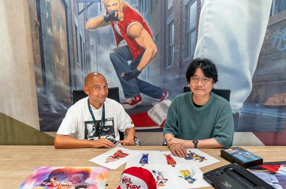 Yasuyuki Oda e Laurent Vernézy de Real Bout Fatal Fury 2