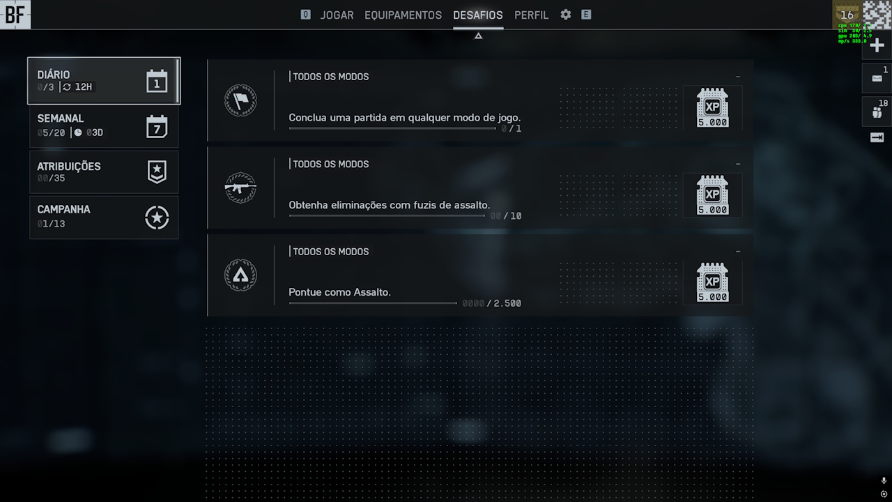 Battlefield 6 - sistema de progressão