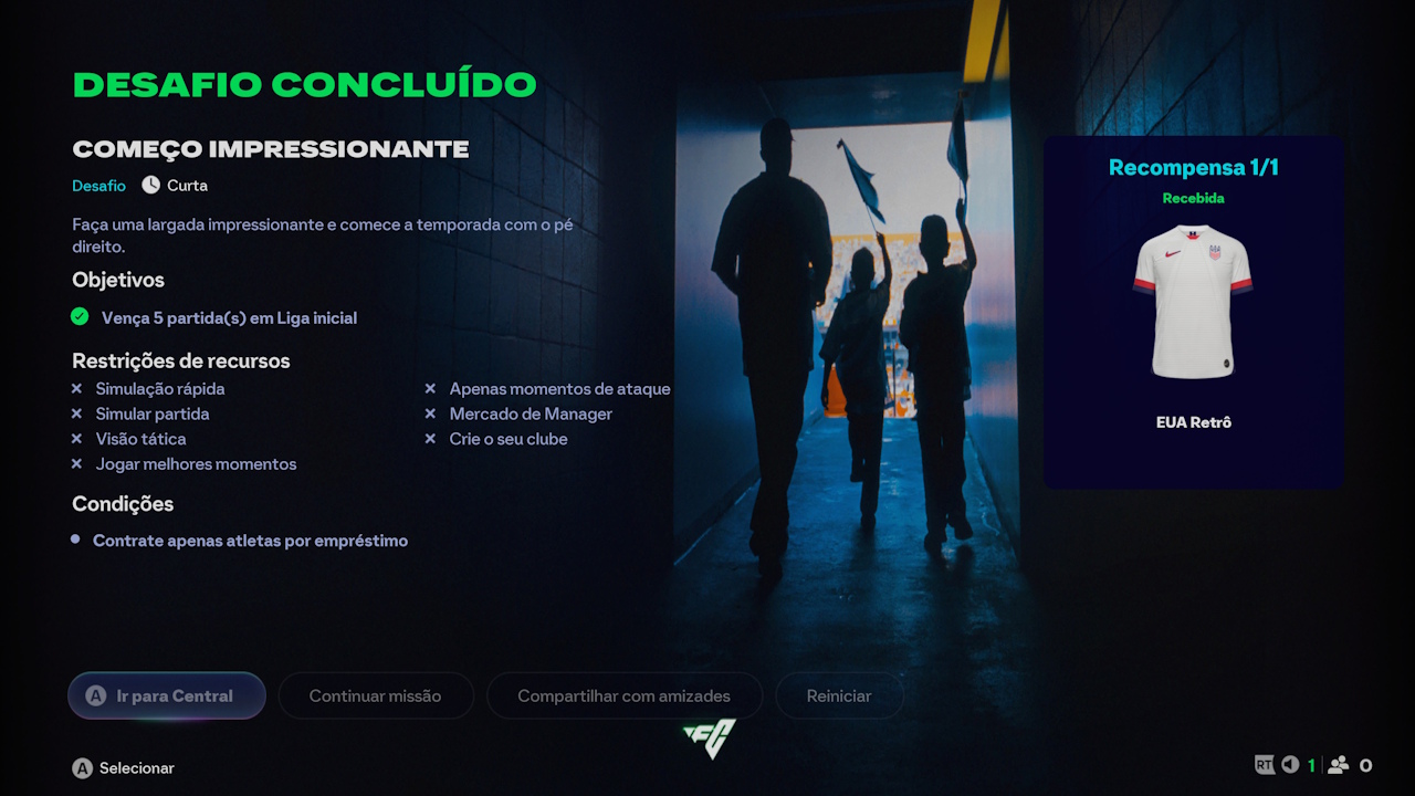 EA Sports FC 26 EA Sports FC 26 - desafios carreira manager