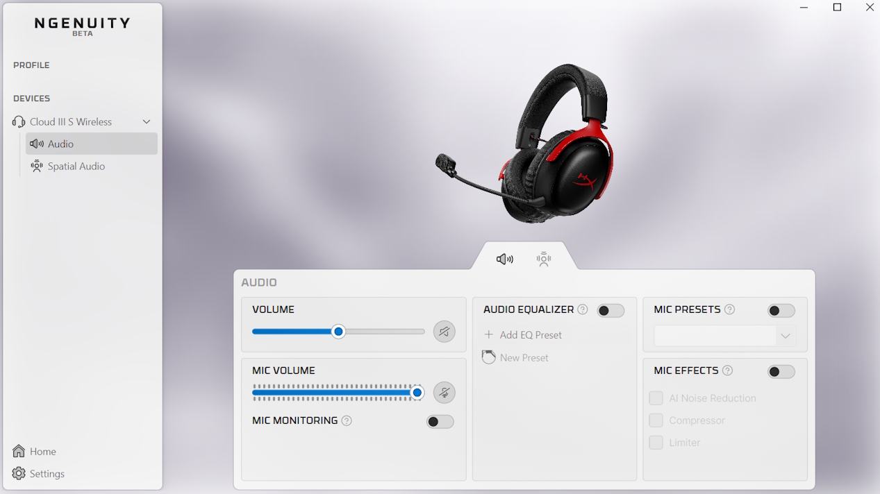 HyperX Cloud III S Wireless - NGENUITY