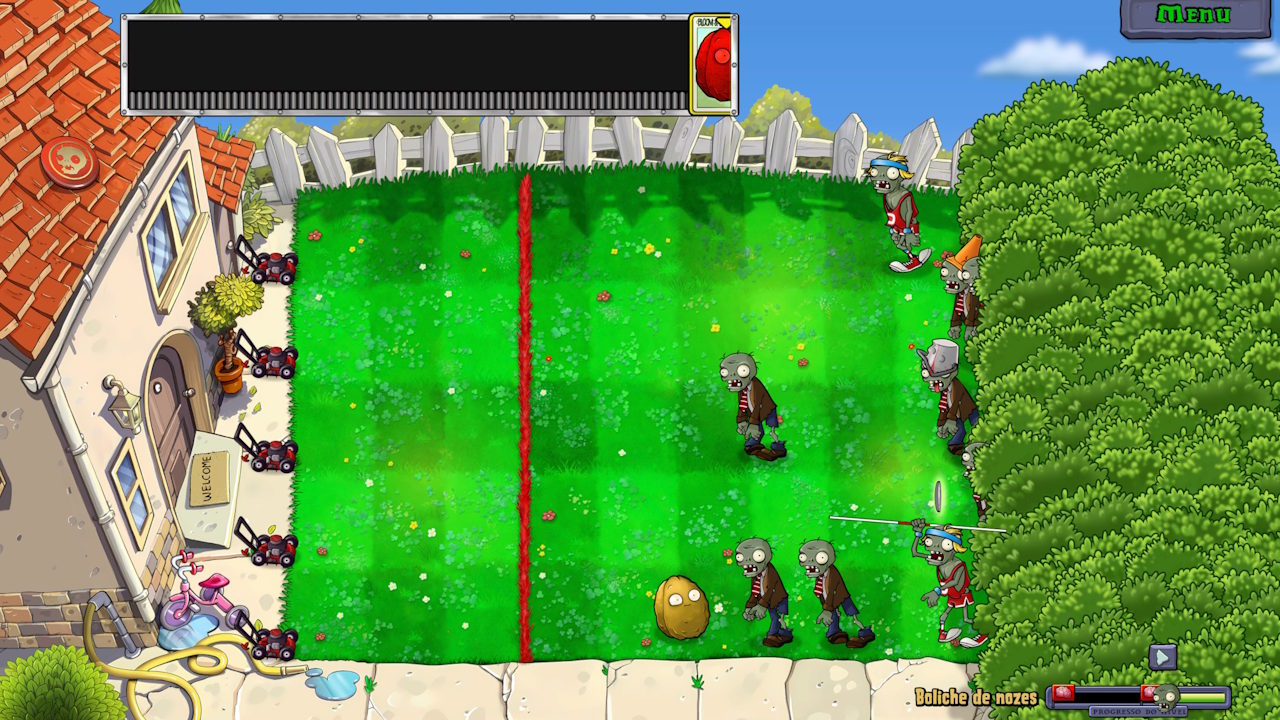 Plants vs Zombies Replanted - modo boliche