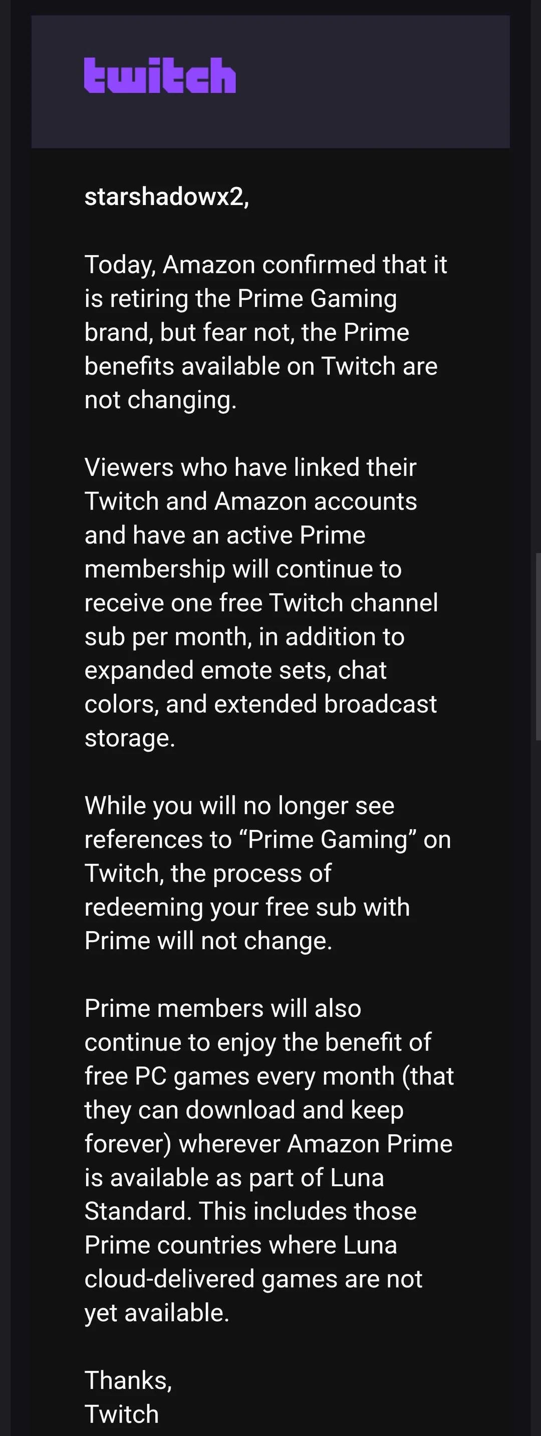 Prime Gaming será substituido por Amazon Luna