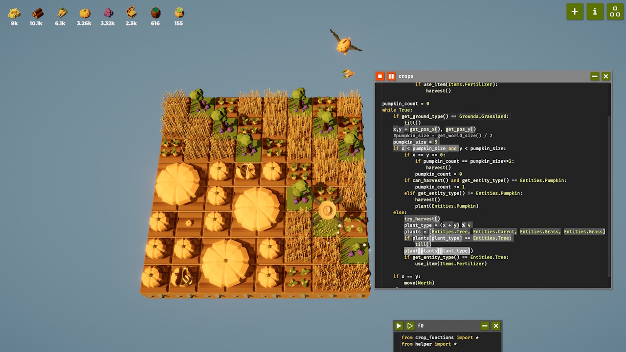 The Farmer Was Replaced - jogo bomba na Steam (3)