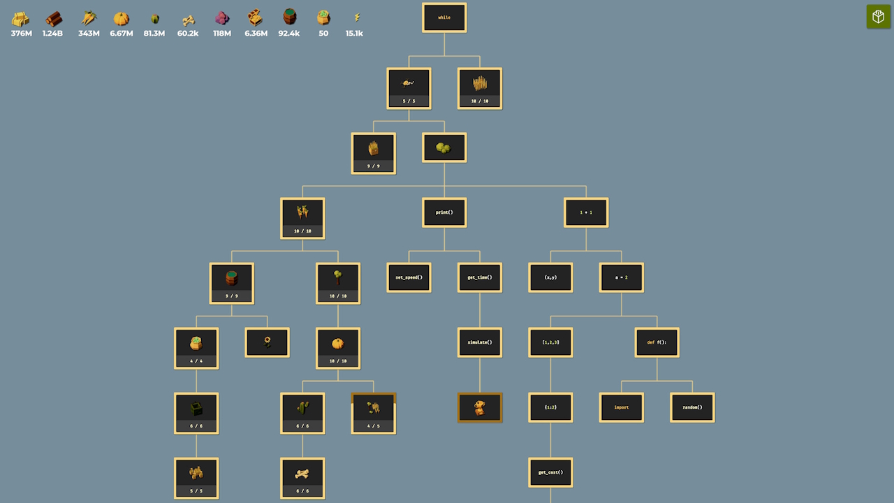 The Farmer Was Replaced - jogo bomba na Steam