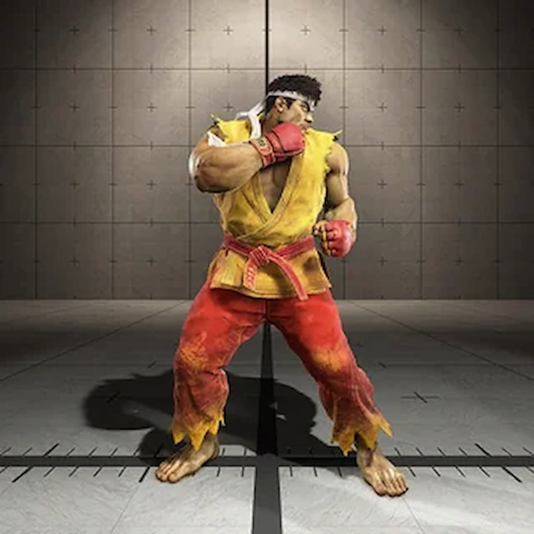 Ryu com cores do McDonald's exclusivo Japão