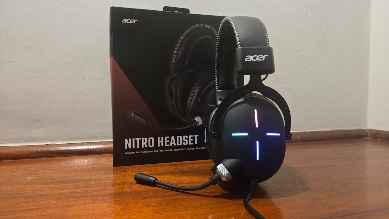 Acer Nitro Headset Gamer NHW200 - acabamento