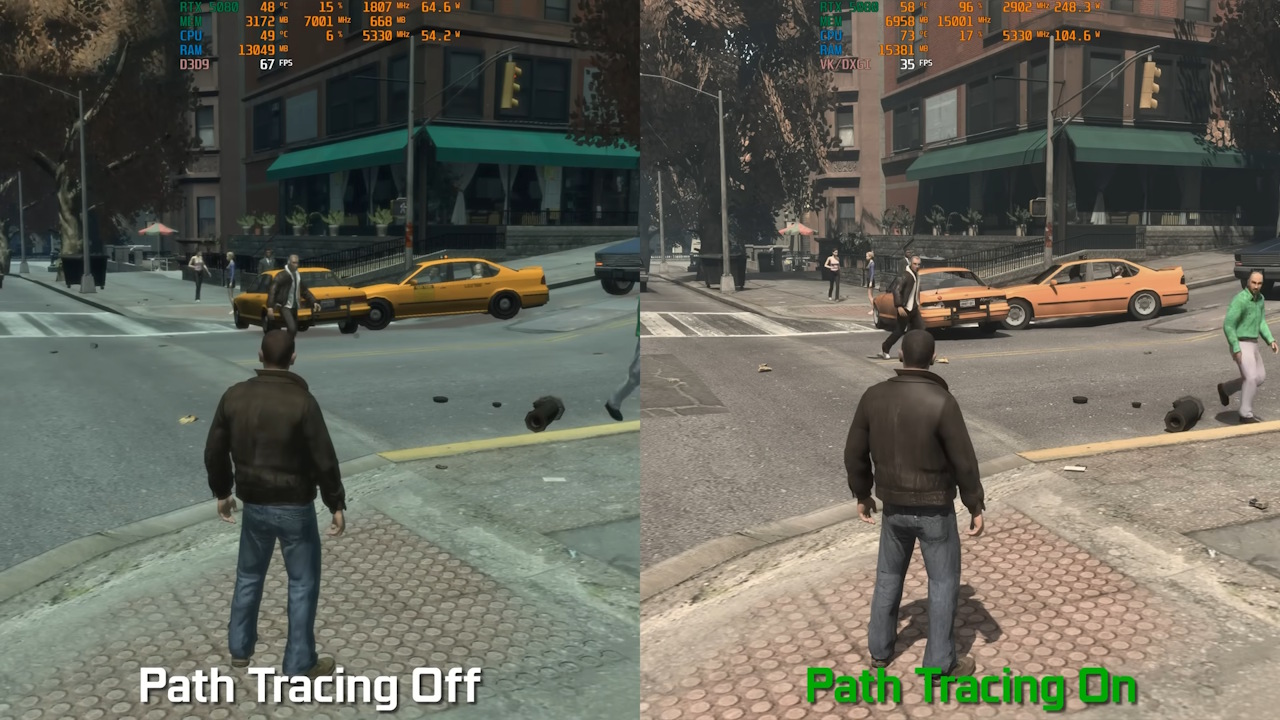 GTA 4 com Path Tracing