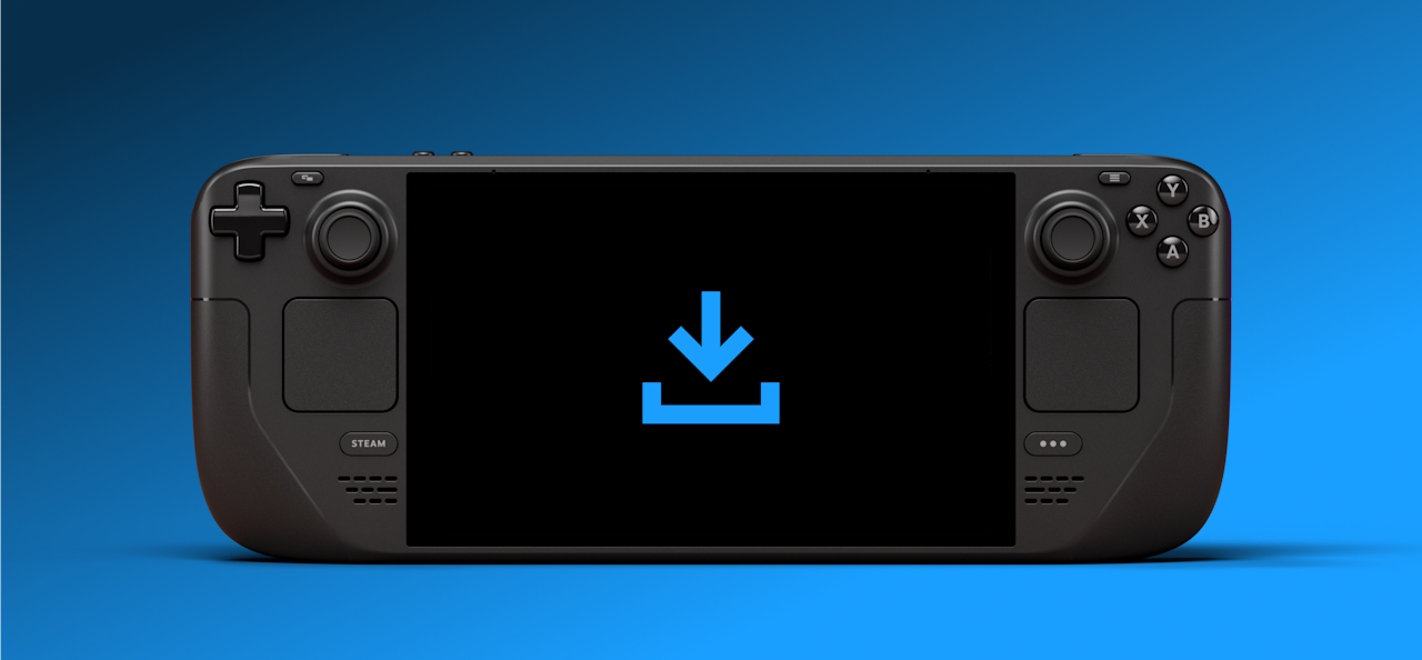 Steam Deck - recurso para downloads