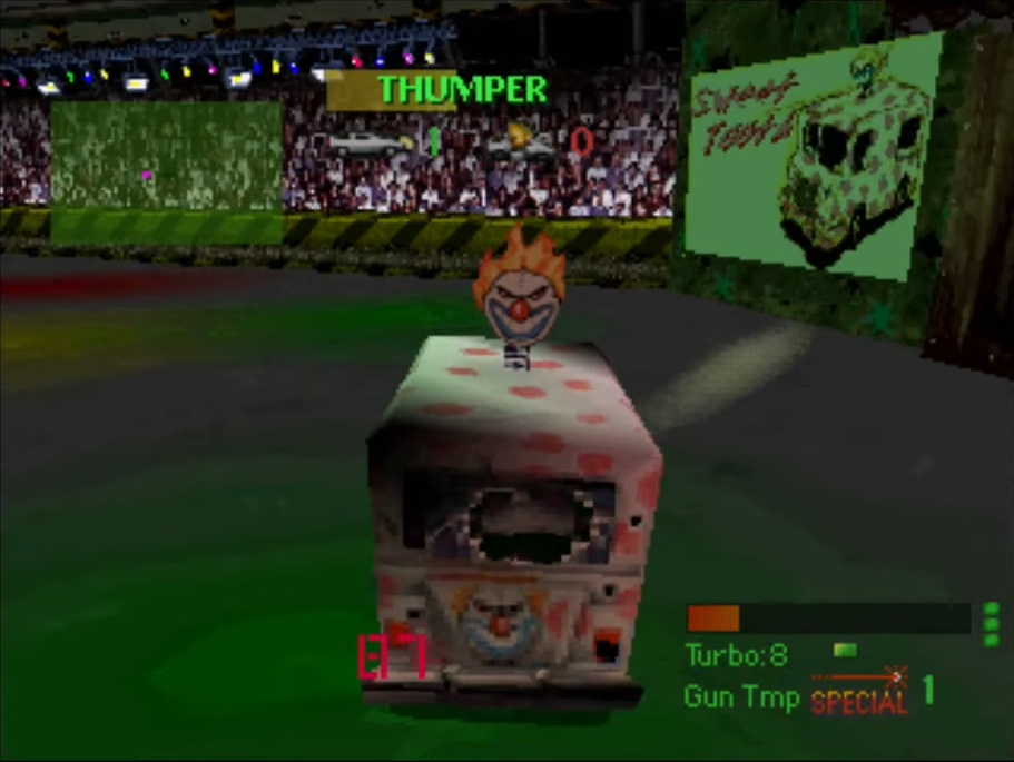 Twisted Metal - jogo clássico do PlayStation 1