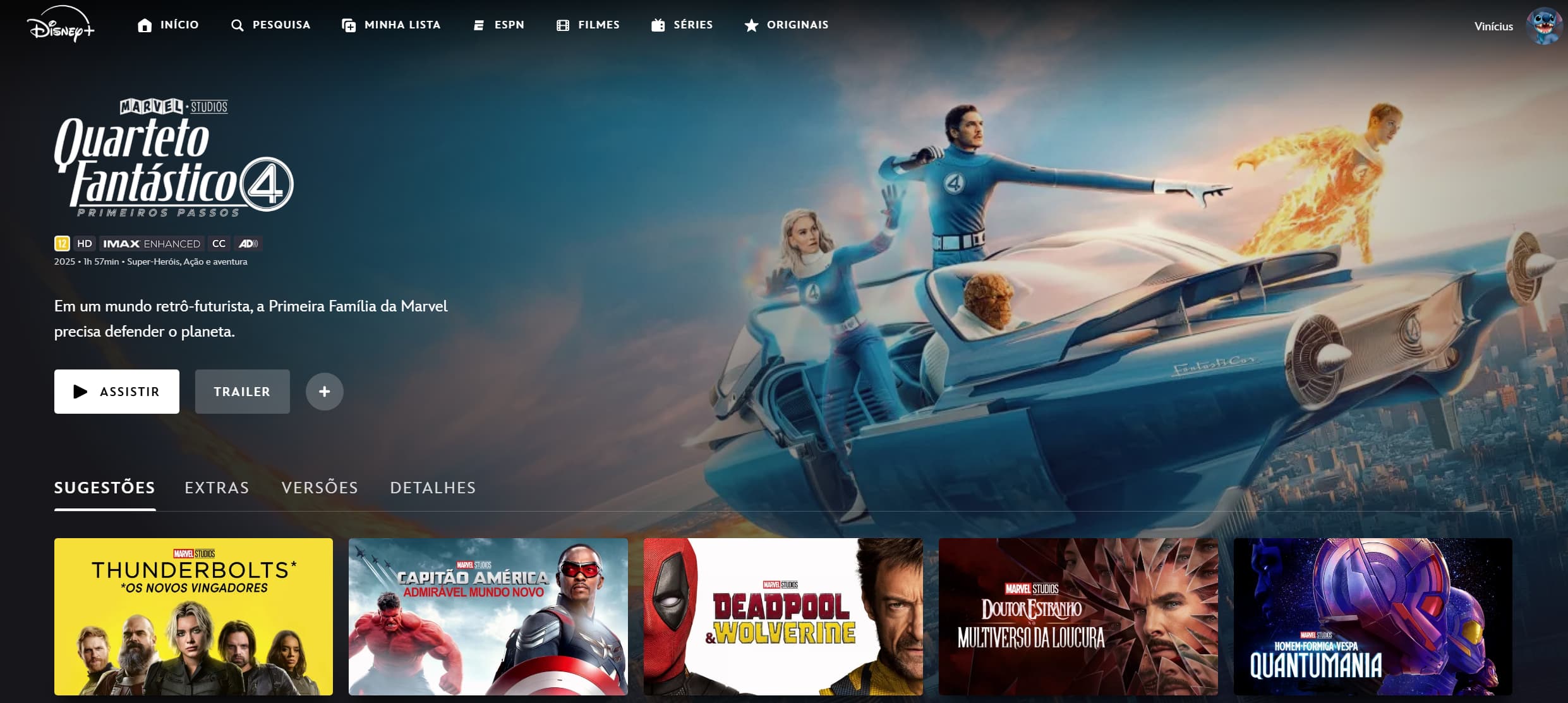 Quarteto Fantástico Primeiros Passos 